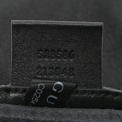 Gucci Calfskin Logo Drawstring Backpack Black 8 of 11