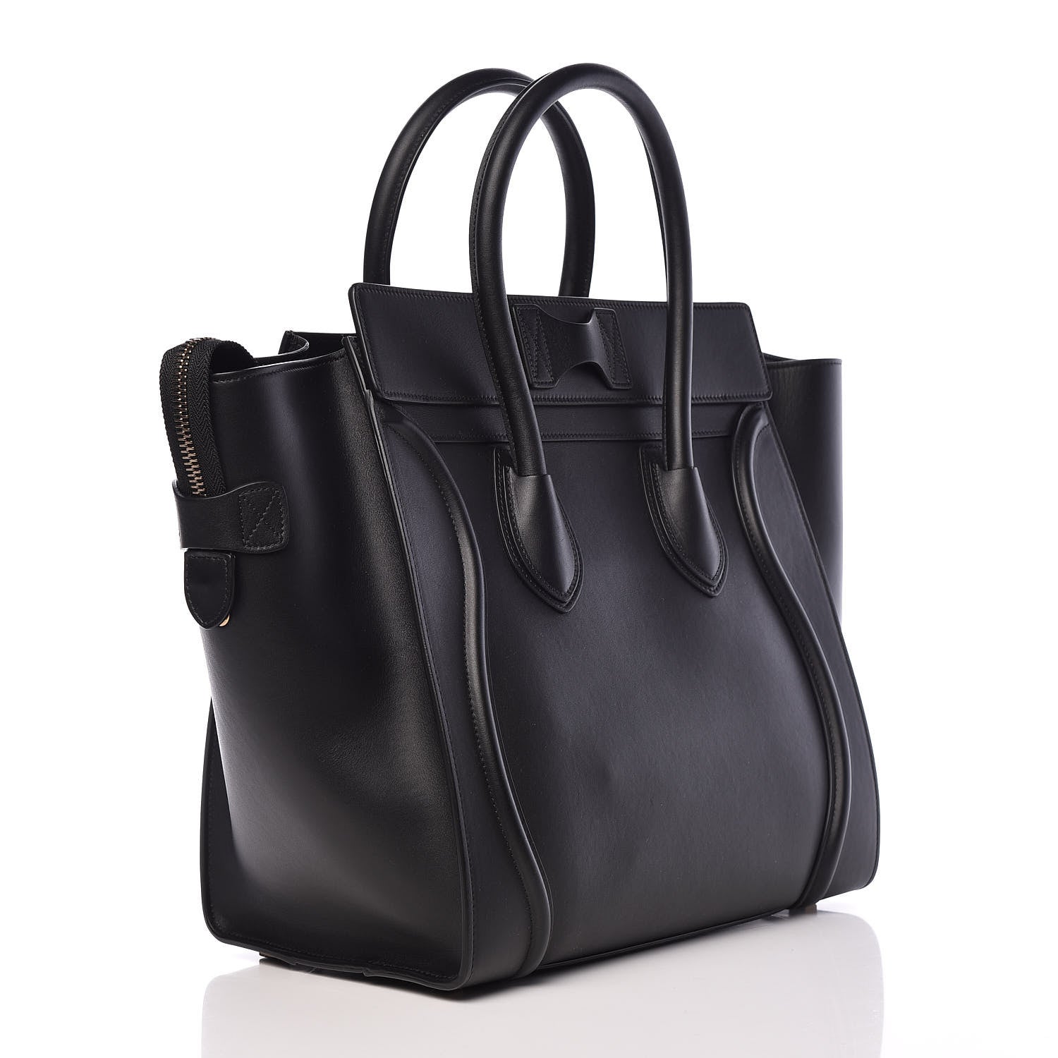 Celine Smooth Calfskin Mini Luggage Black 3 of 12