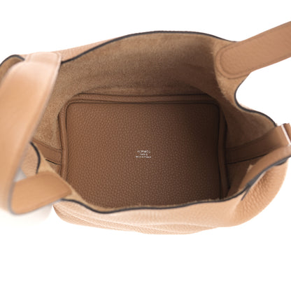 Hermes Taurillon Clemence Picotin Lock 18 PM Chai 5 of 11