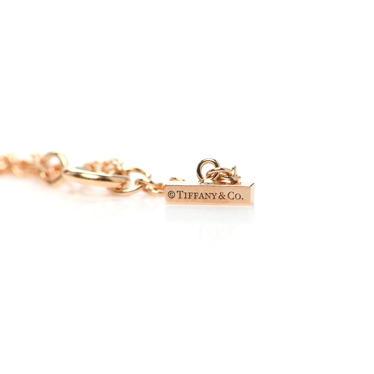 18K Rose Gold T Smile Bracelet