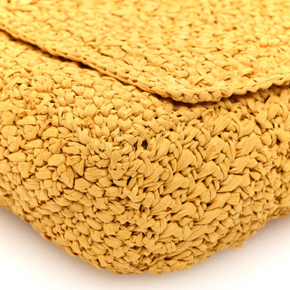 Saint Laurent Raffia Monogram Medium Jamie Yellow 9 of 9