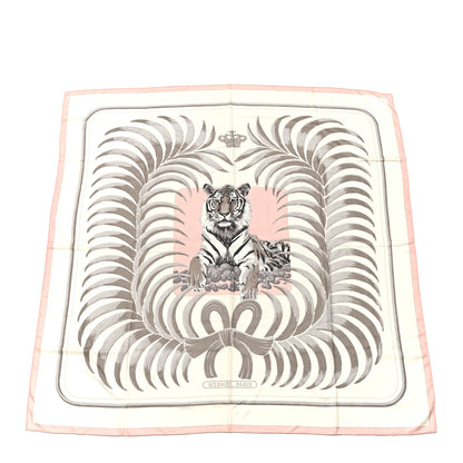 Hermes Cashmere Silk Tigre Royal Shawl 140 1 of 3