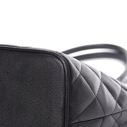 Chanel Caviar Quilted Medallion Tote Black 13 of 16