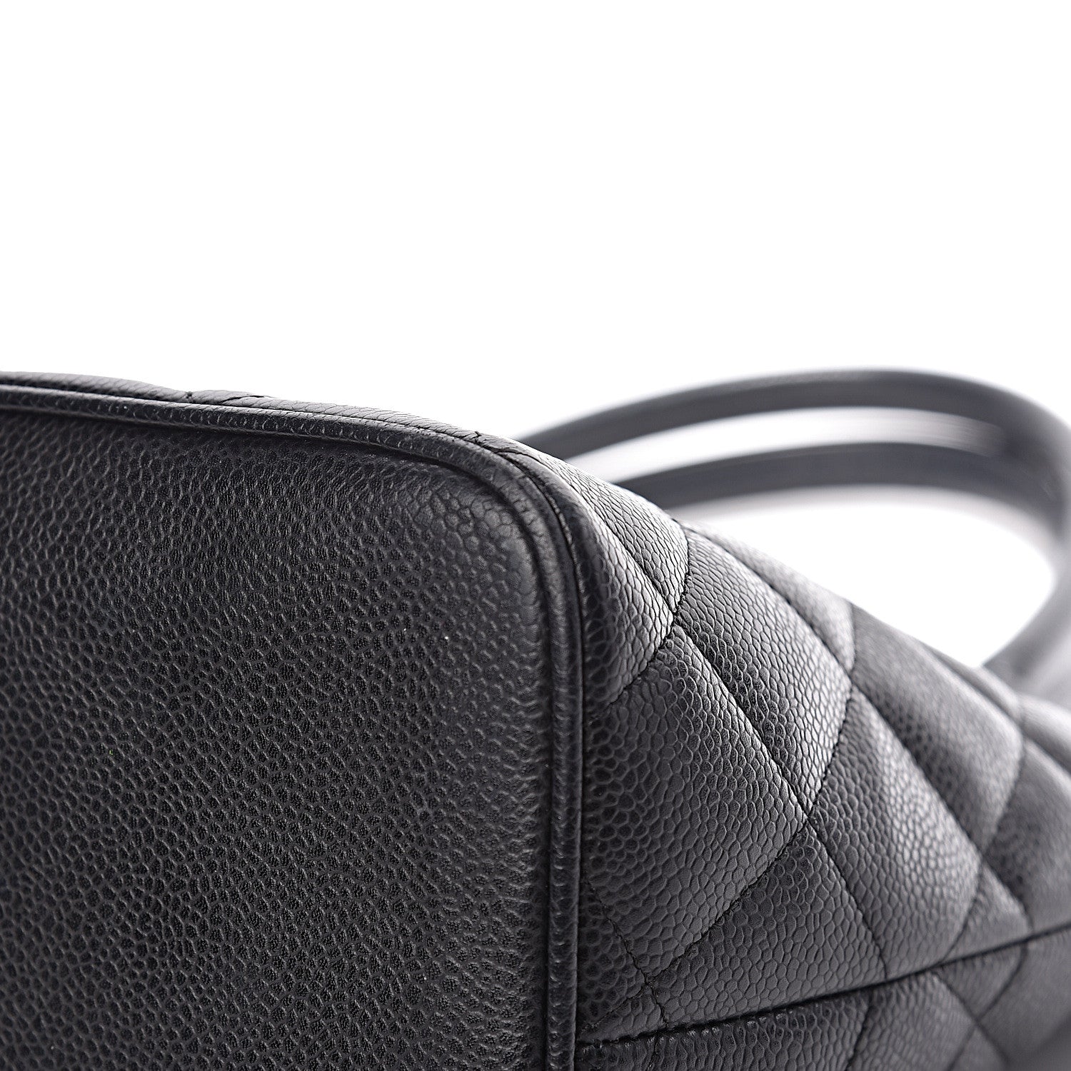 Chanel Caviar Quilted Medallion Tote Black 13 of 16