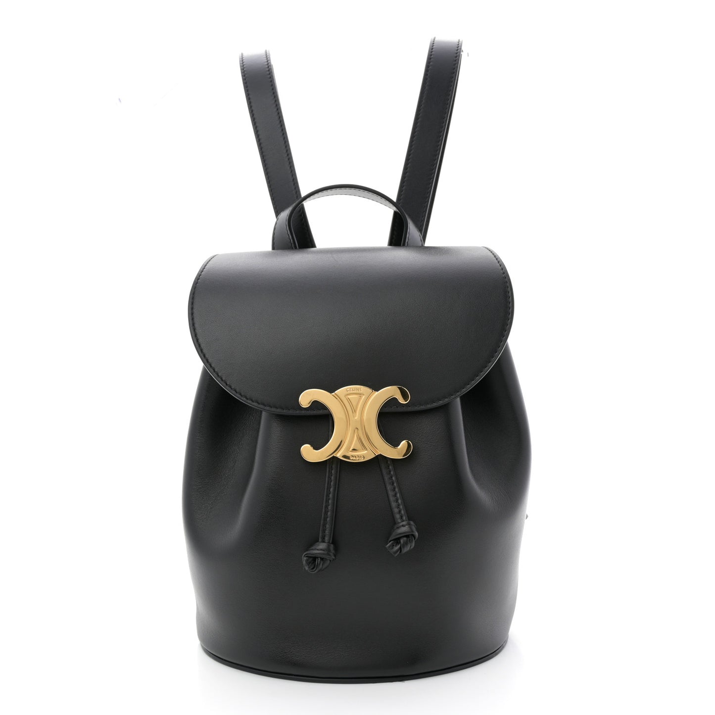 Triomphe Calfskin Bonnie Backpack Black
