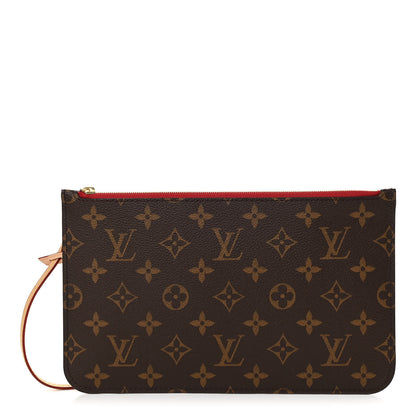 Louis Vuitton Monogram Neverfull MM GM Pochette Cherry 1 of 6