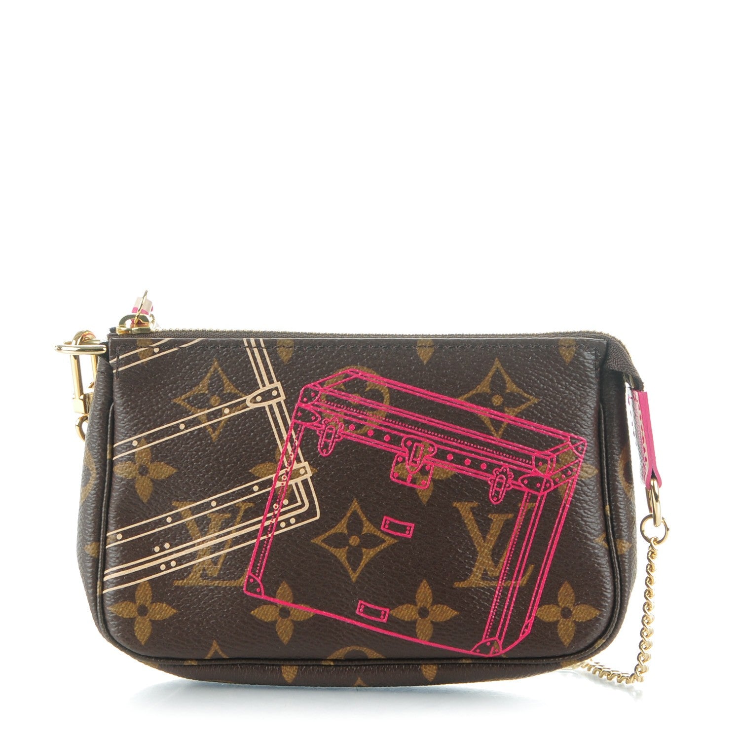 Louis Vuitton Monogram 2014 Christmas Animation Mini Pochette Accessories 1 of 7