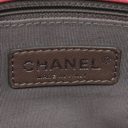 Chanel Lambskin Quilted Bi-Color Medium Single Flap Light Purple 6 of 10