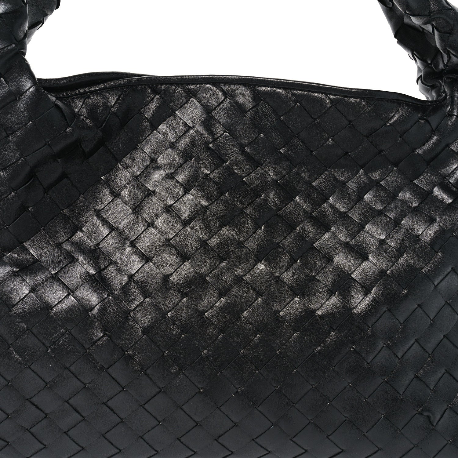Bottega Veneta Calfskin Intrecciato Small Hop Black 9 of 11