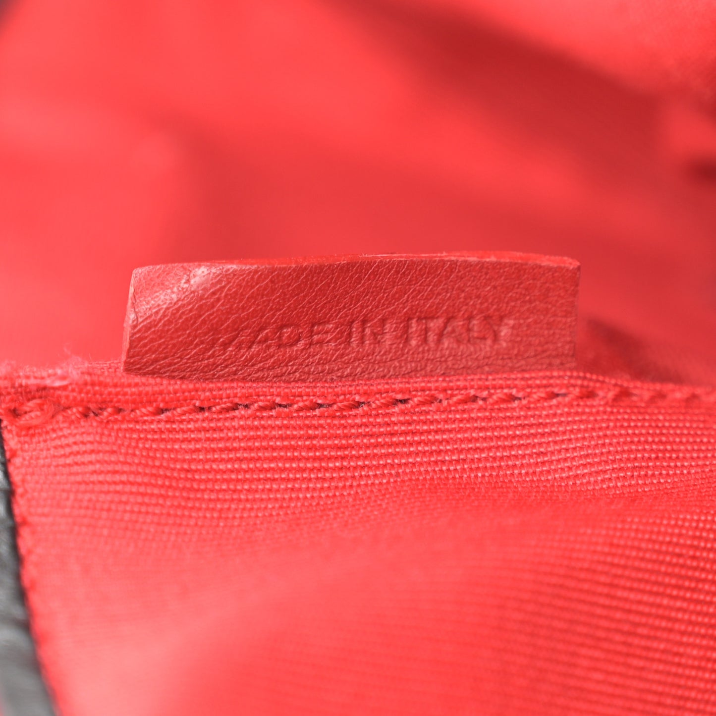 CHRISTIAN LOUBOUTIN Calfskin Justine Spikes Tote Black