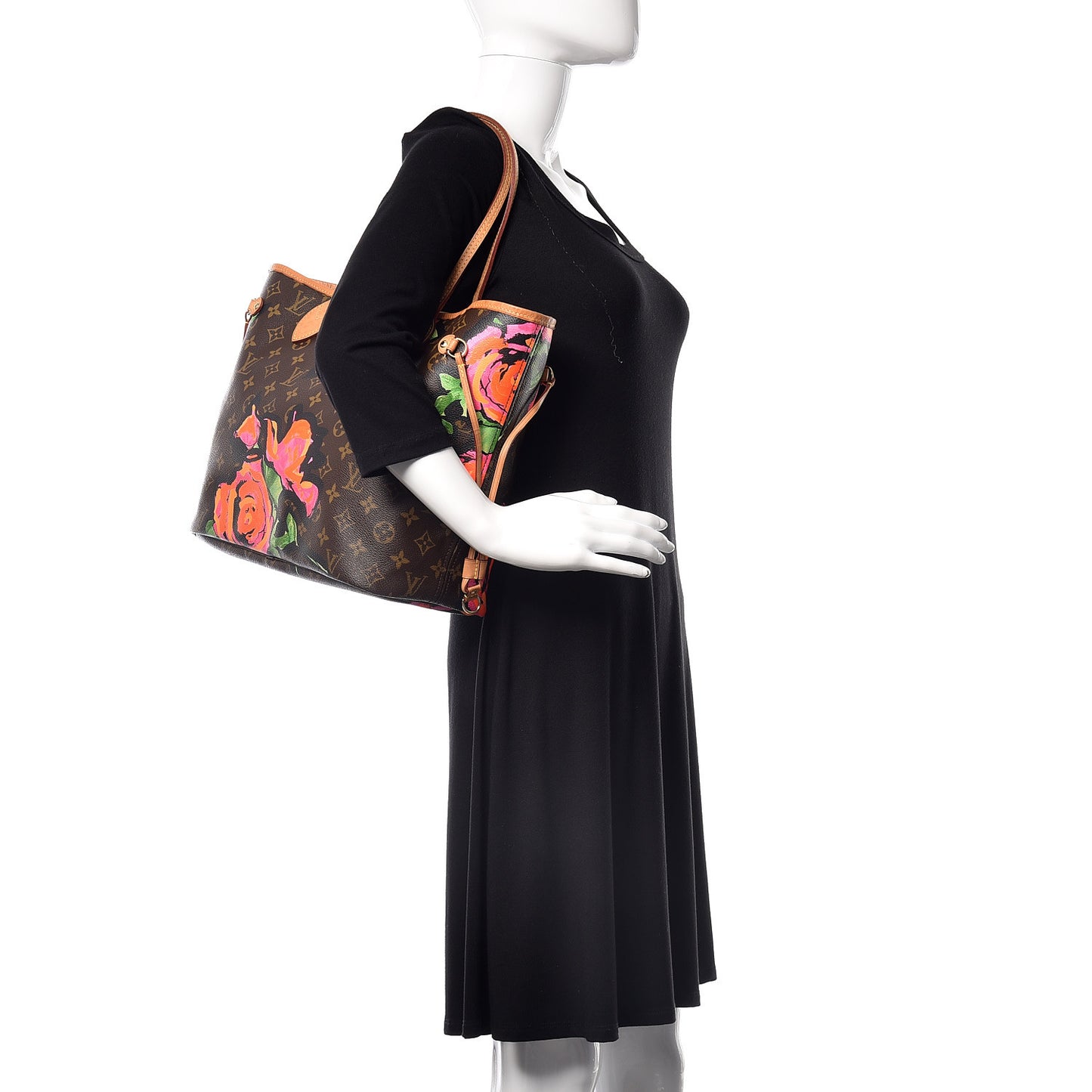 Monogram Roses Neverfull MM