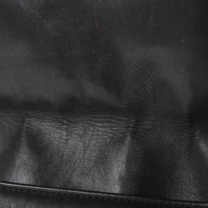 Gucci Calfskin Matelasse Medium GG Marmont Shoulder Bag Black 9 of 12