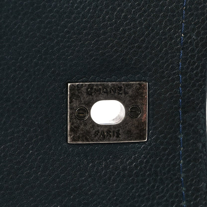Chanel Caviar Quilted Flap With Chain Blue 10 of 11