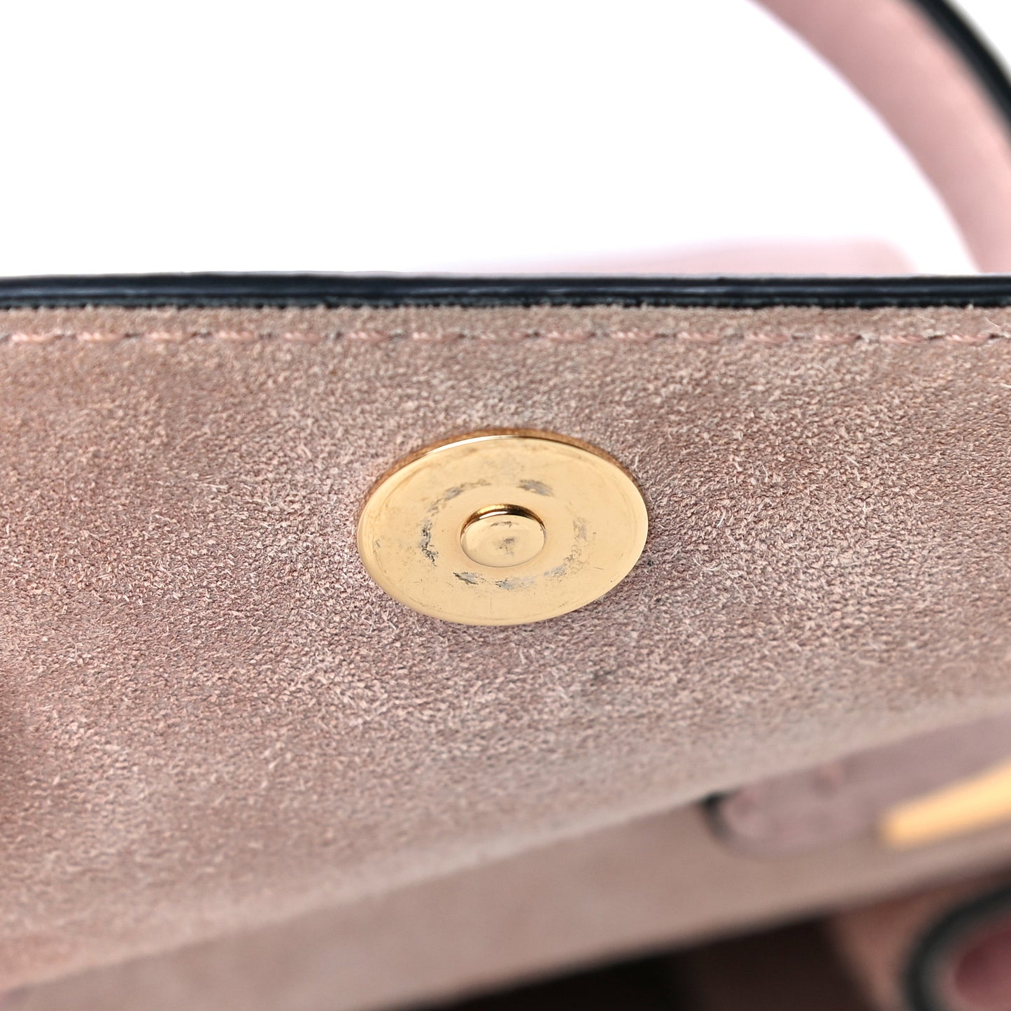 Grained Calfskin Mini My Rockstud Frame Bag Poudre