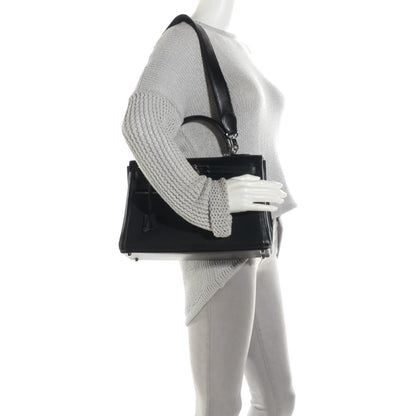 Hermes Box Toile Lakis Kelly 32 Black 2 of 19