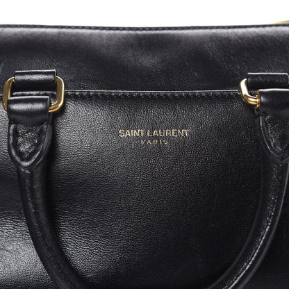 Saint Laurent Lambskin Toy Classic Duffle Black 7 of 13
