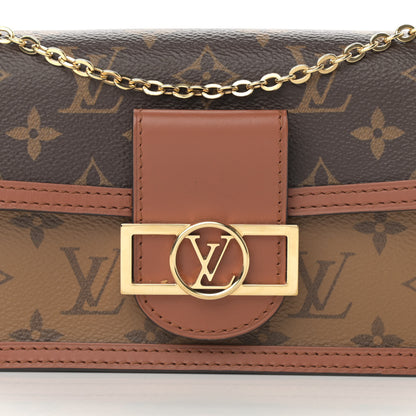 Louis Vuitton Reverse Monogram Dauphine Chain Wallet 8 of 16