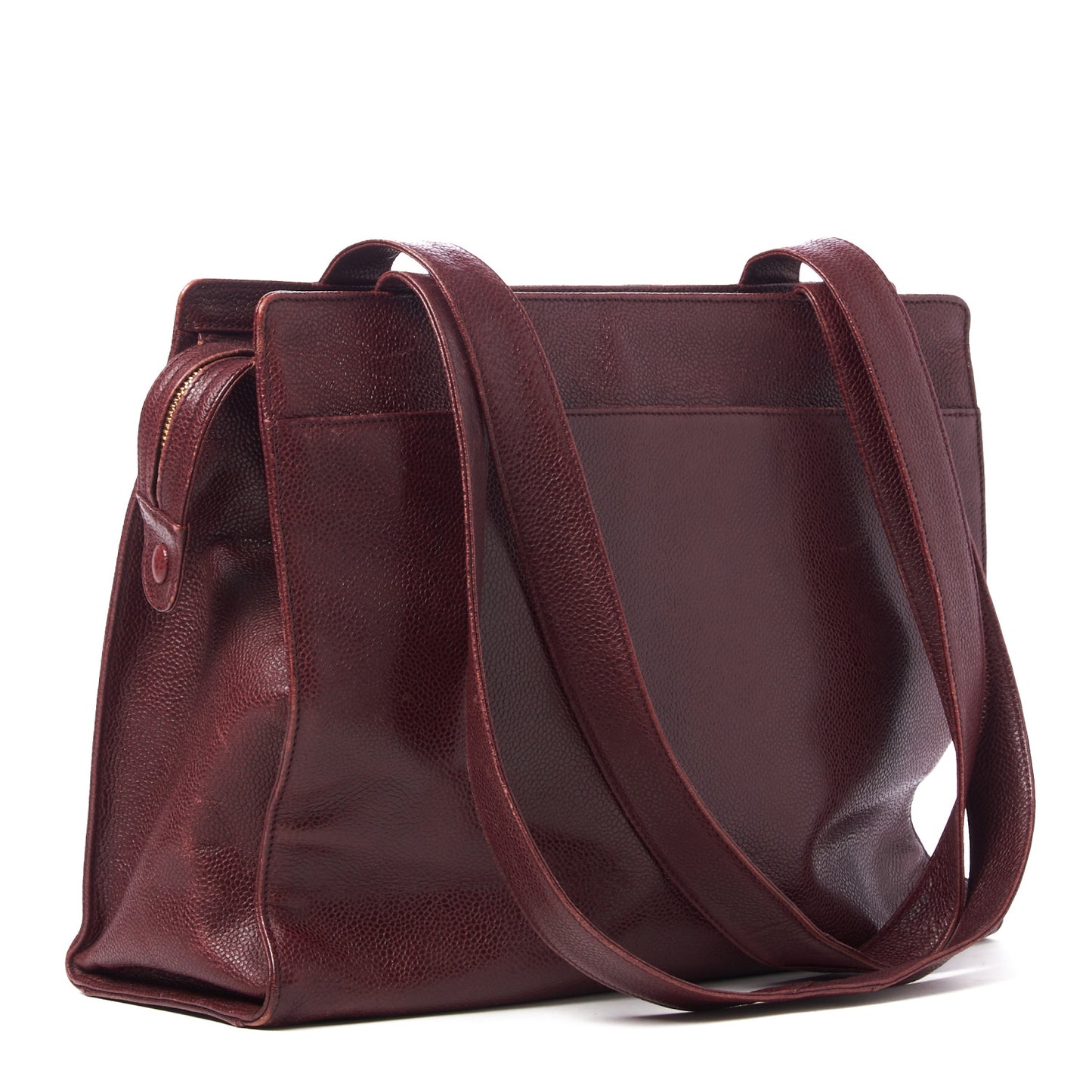 Caviar CC Shoulder Bag Red