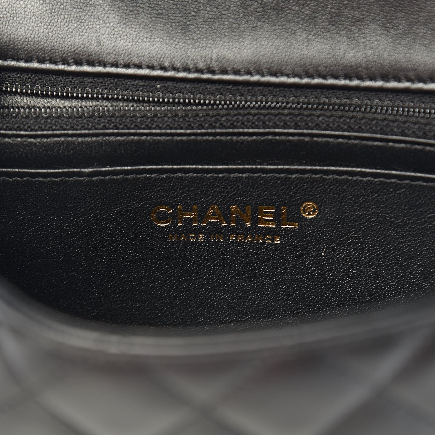 Chanel Lambskin Quilted Mini Rectangular Flap Black 6 of 11