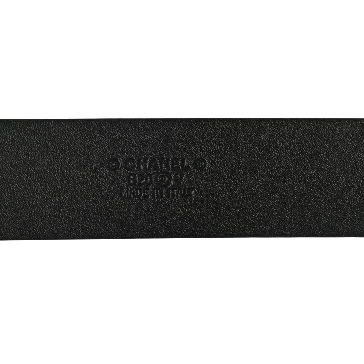 Chanel Lambskin Chain Logo Belt 90 36 Black 4 of 9