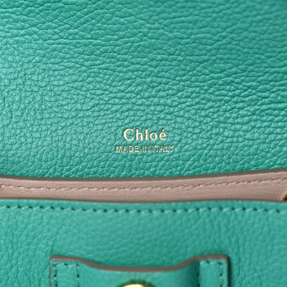 Chloe Calfskin Mini Clare Shoulder Bag Green Turquoise 6 of 14
