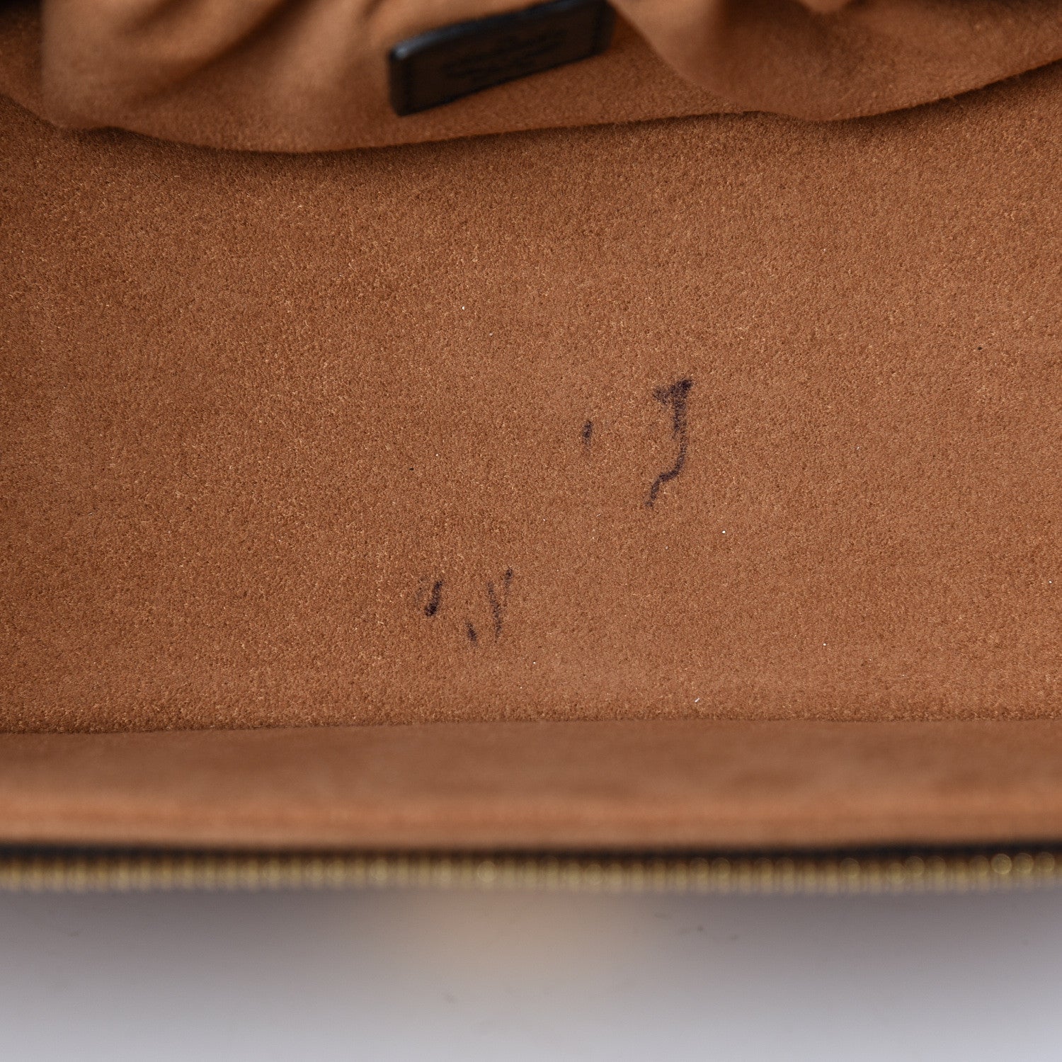 MCM Visetos Vanity Case Cognac Black 11 of 12