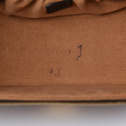 MCM Visetos Vanity Case Cognac Black 11 of 12