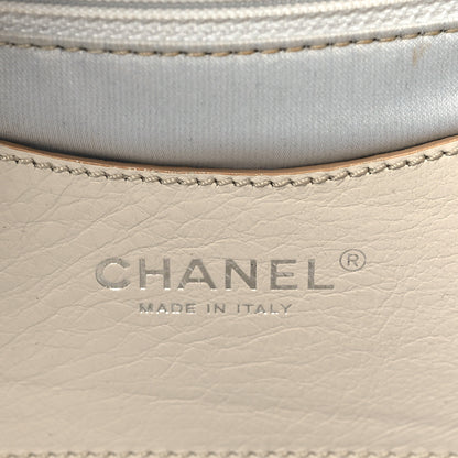 Chanel Glazed Calfskin On The Road Drawstring Tote Ivory 6 of 11