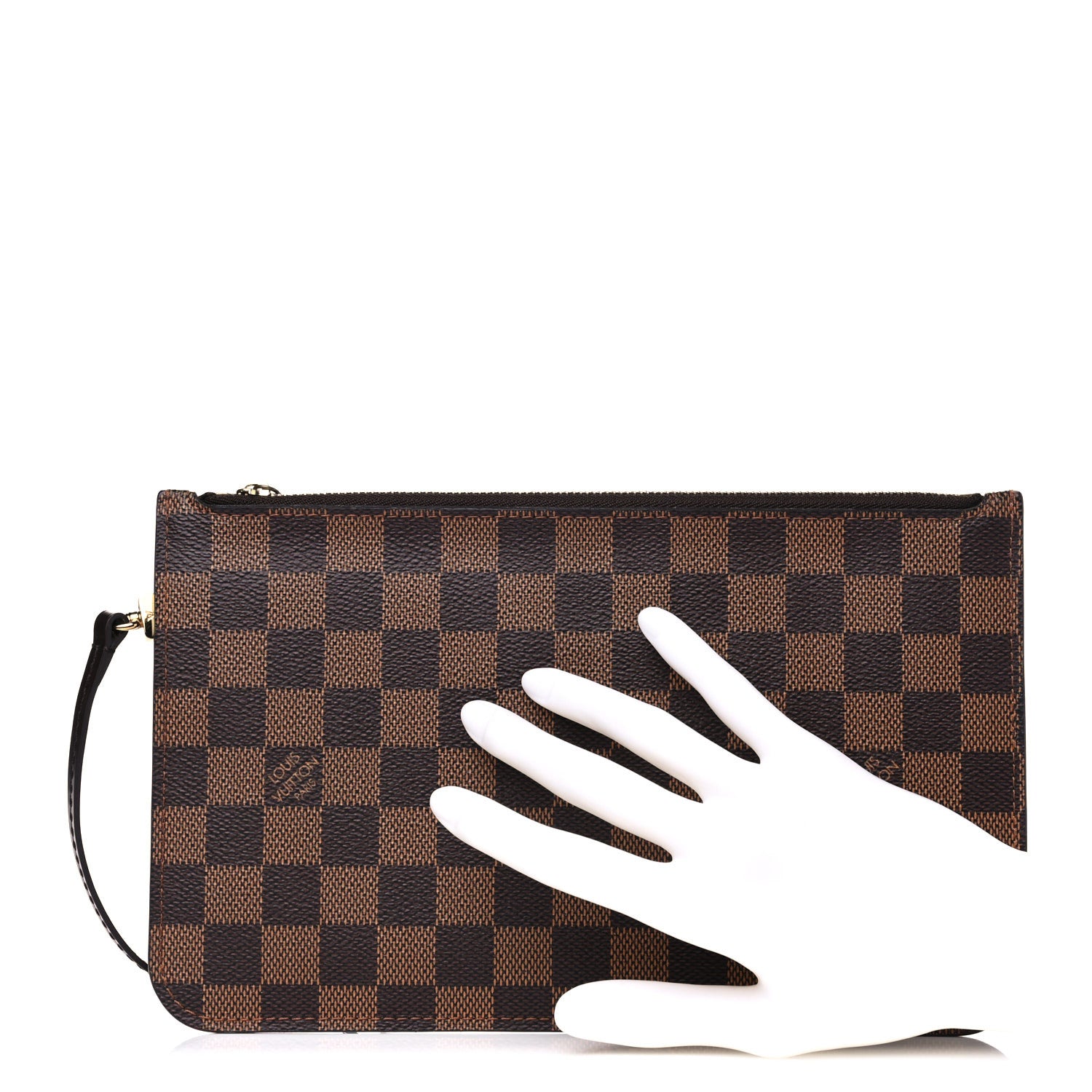 Louis Vuitton Damier Ebene Neverfull MM GM Pochette 2 of 12