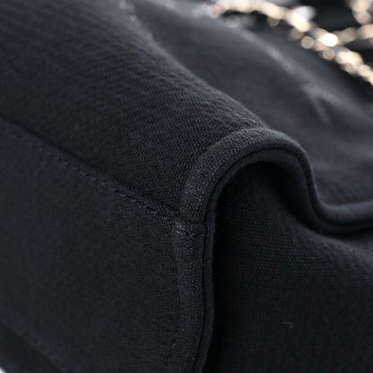 Chanel Mixed Fibers Small Deauville Tote Black 10 of 14