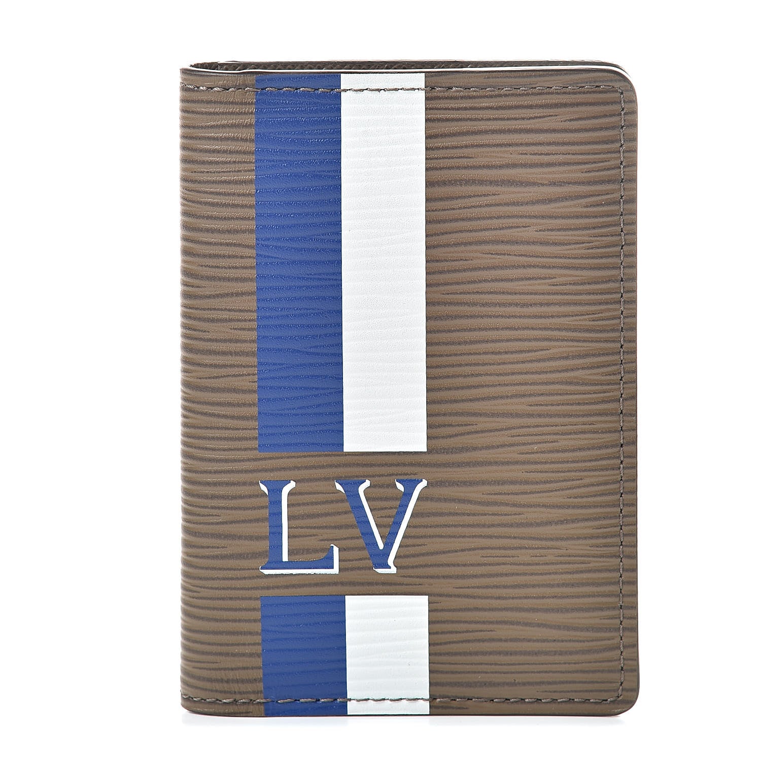 Louis Vuitton Epi Pocket Organizer Kaki Stripes 1 of 7