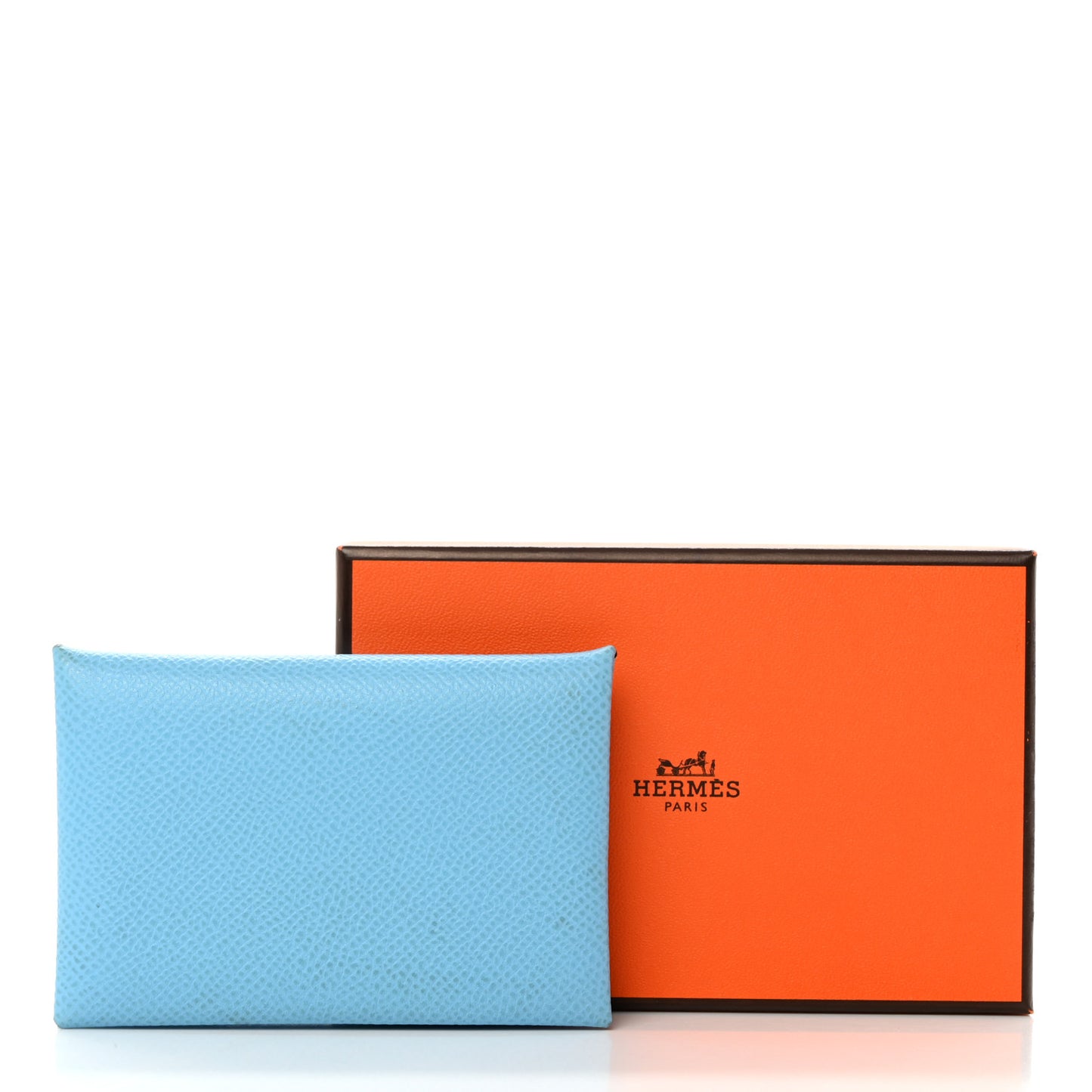 Epsom Calvi Card Case Celeste
