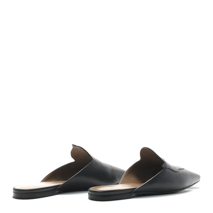 Hermes Calfskin Tangeria Mules 37 Black 4 of 9