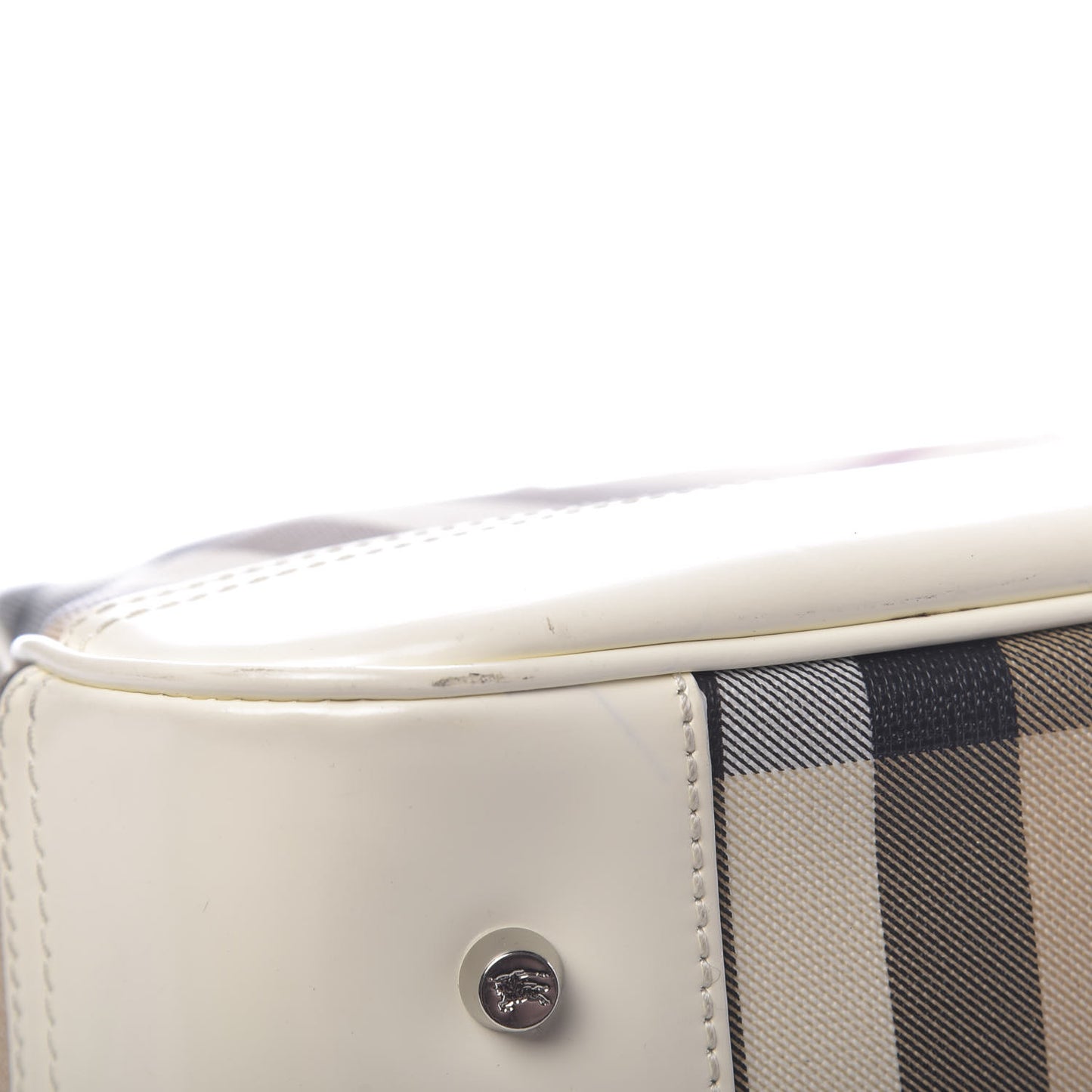 Nova Check Bowling Bag White