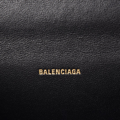 Balenciaga Box Calfskin S Sharp Chain Shoulder Bag Black 6 of 9