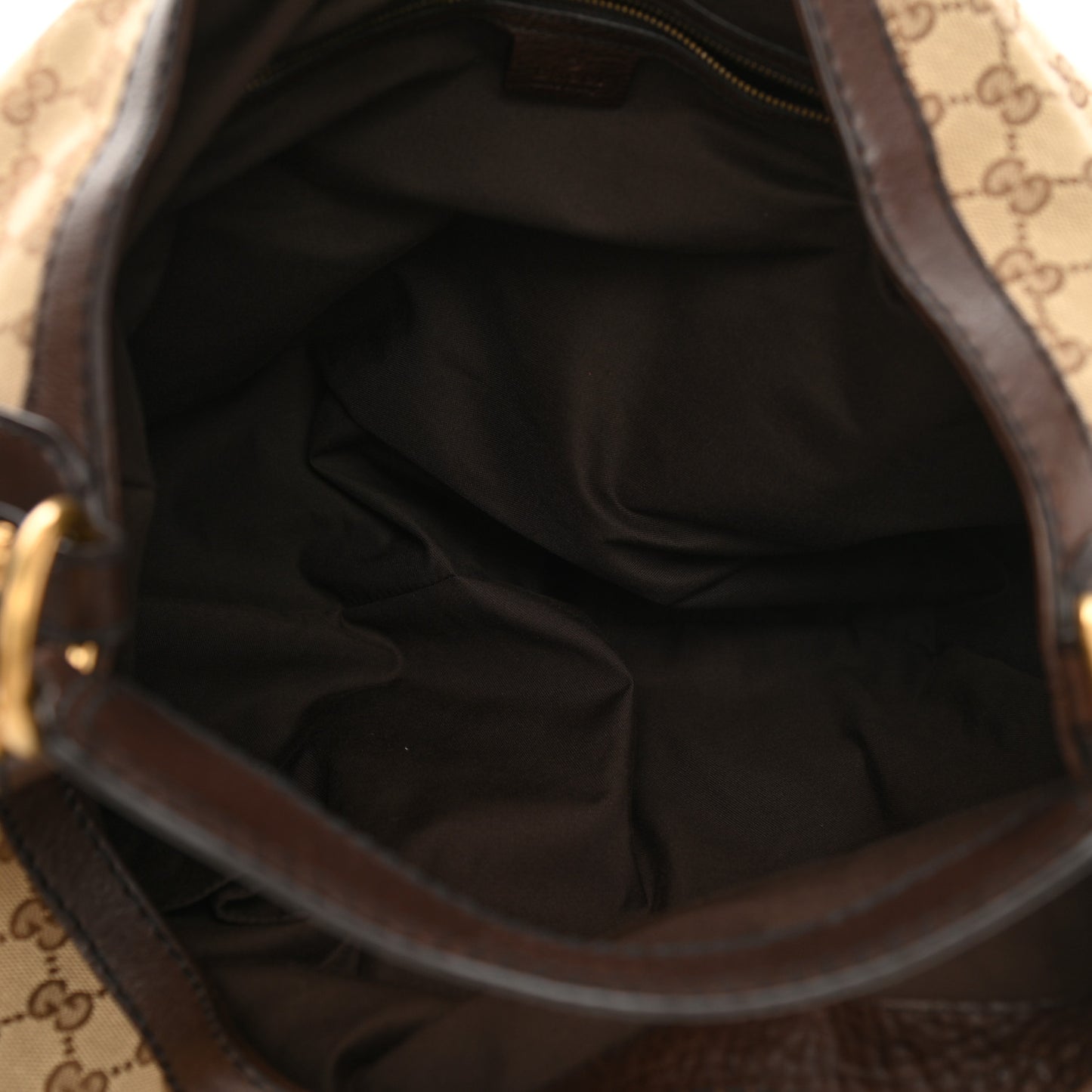 Monogram Large Jockey Hobo Dark Brown