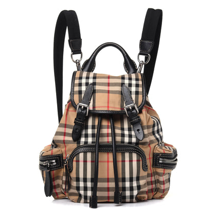 Burberry Vintage Check Small Rucksack Backpack Archive Beige 1 of 14