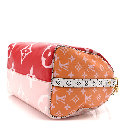 Louis Vuitton Monogram Giant Speedy Bandouliere 30 Rouge 9 of 9