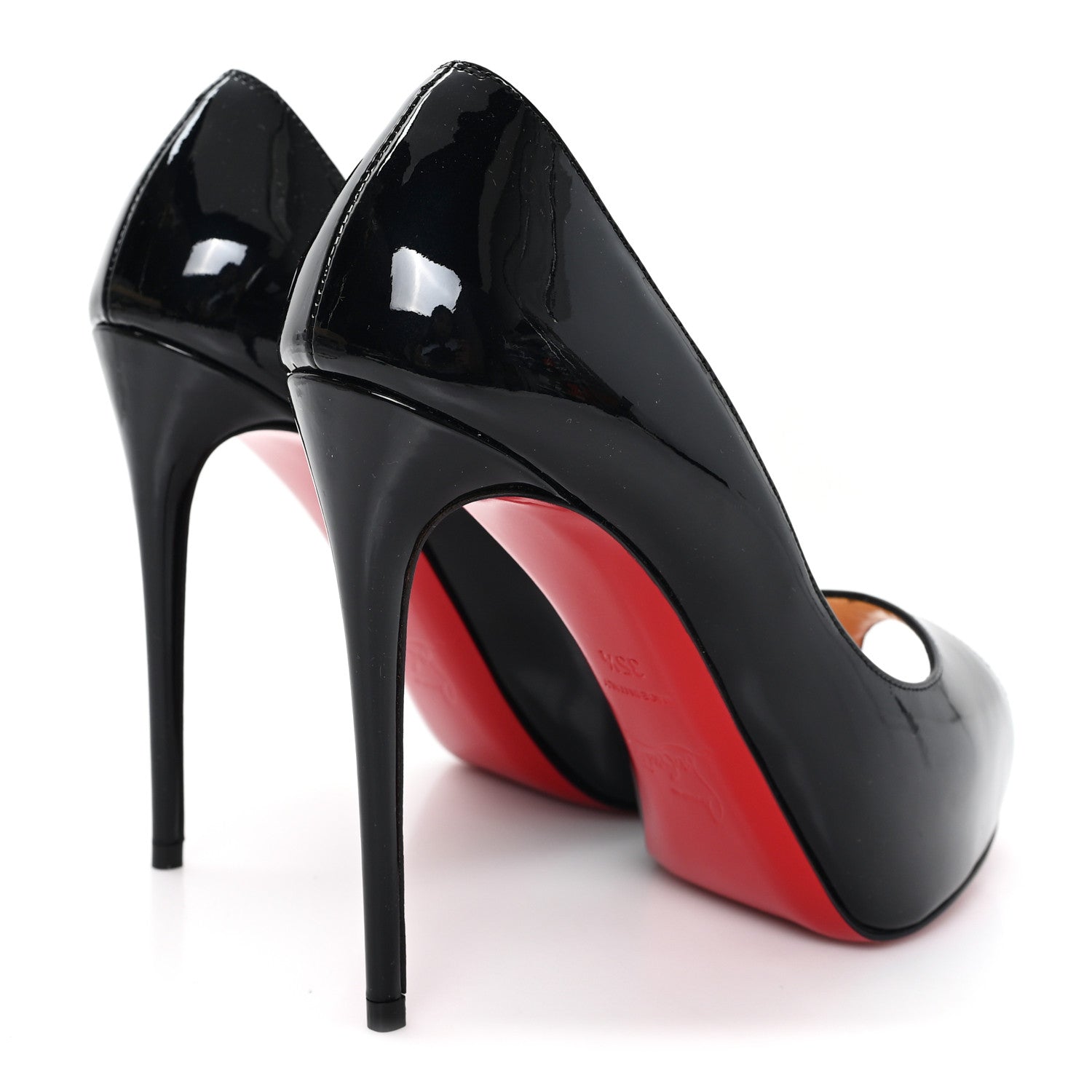Christian Louboutin Patent New Very Prive 120mm Pumps 35.5 Black 5 of 9