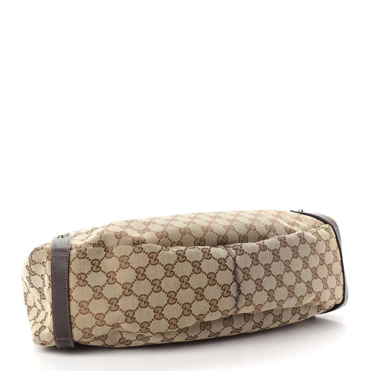 Monogram Medium Abbey Shoulder Bag Dark Brown