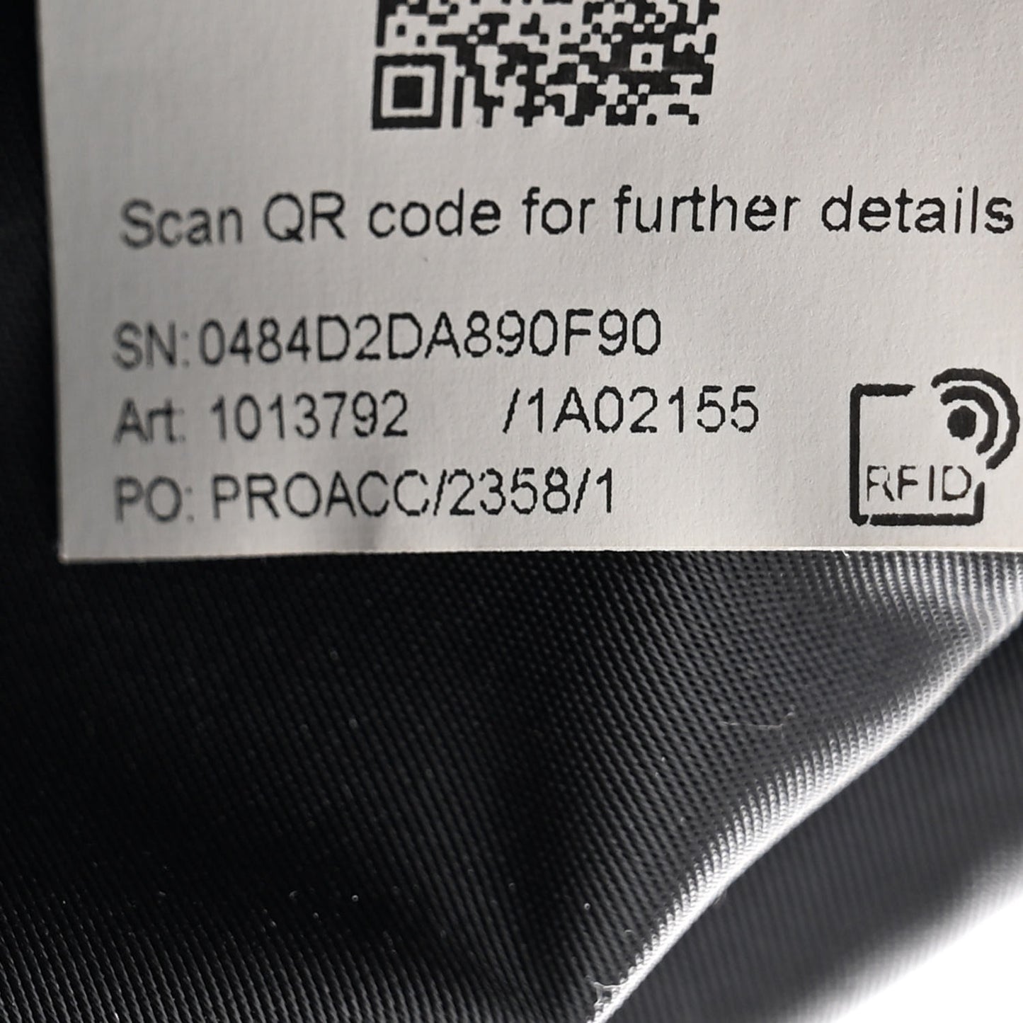 Nylon Medusa Backpack Black