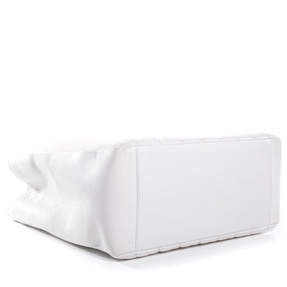Chanel Caviar Quilted Grand Shopping Tote GST White 4 of 7