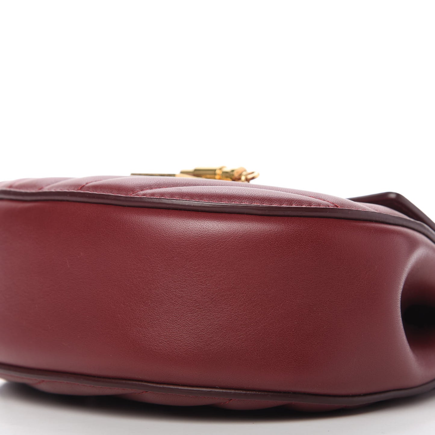 Calfskin Quilted Mini Drew Bijou Shoulder Bag Plum Purple