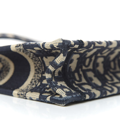 Christian Dior Oblique Mini Book Tote Blue Multicolor 8 of 12