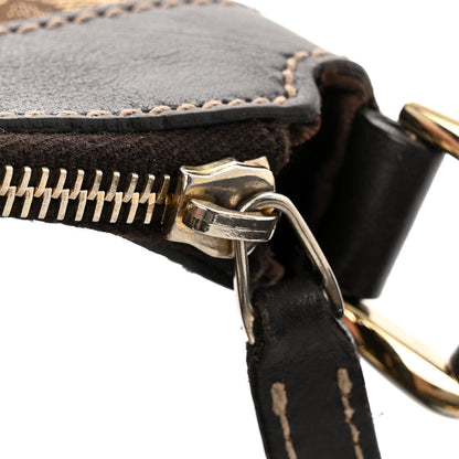 Gucci Monogram Small D Gold Ring Messenger Dark Brown 13 of 15