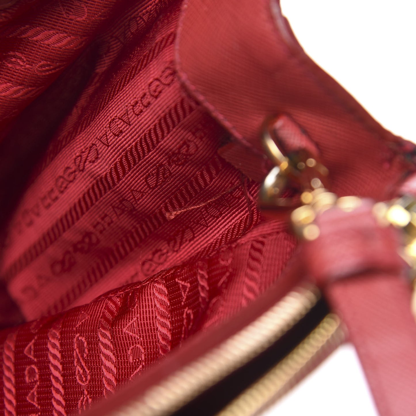 Saffiano Medium Galleria Double Zip Tote Fuoco