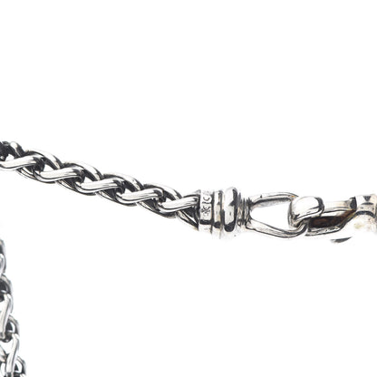 David Yurman Sterling Silver Pearl Quatrefoil Drop Necklace 5 of 7