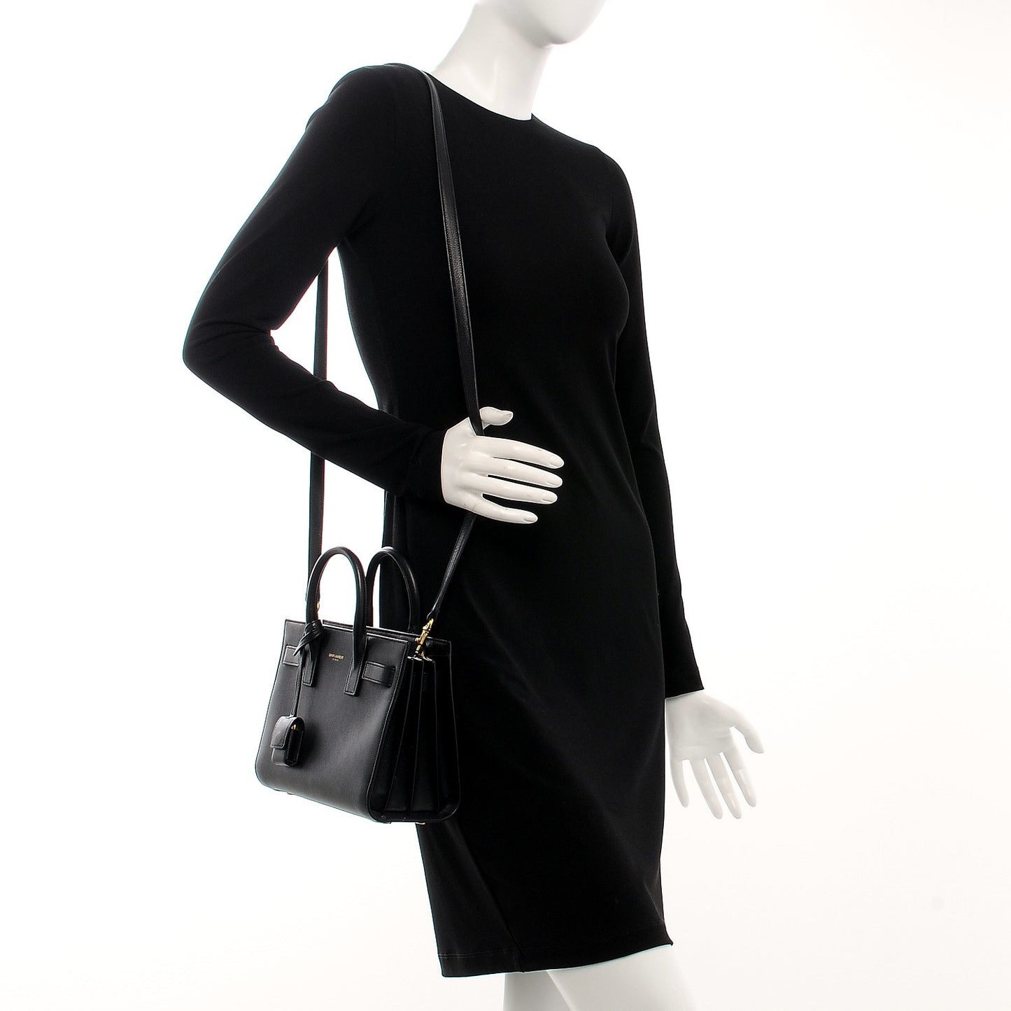 Calfskin Nano Sac de Jour Black