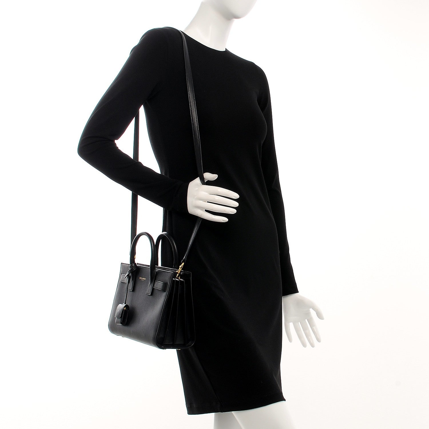 Saint Laurent Calfskin Nano Sac de Jour Black 2 of 7