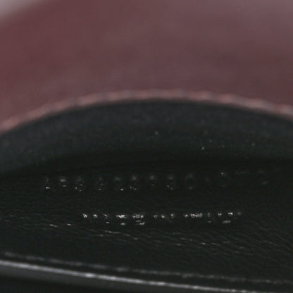 Saint Laurent Tweed Calfskin Mini Classic Monogram Cassandra Top Handle Umber 8 of 11